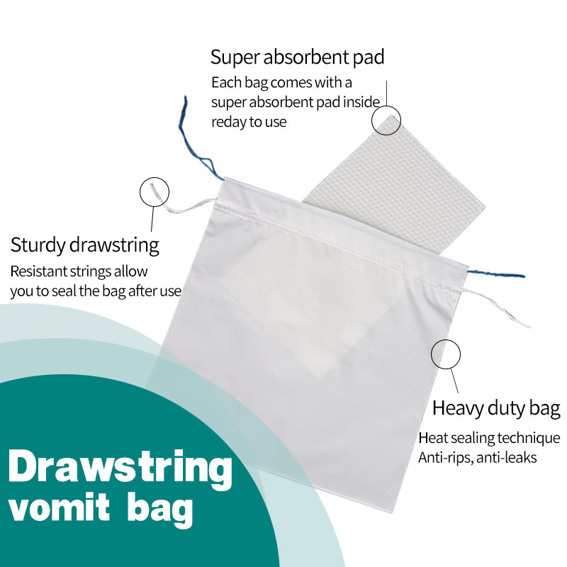 vomit bag with absorbent