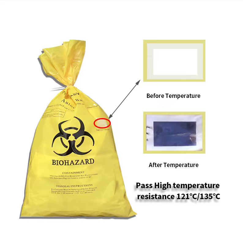 biohazard medical waste bag